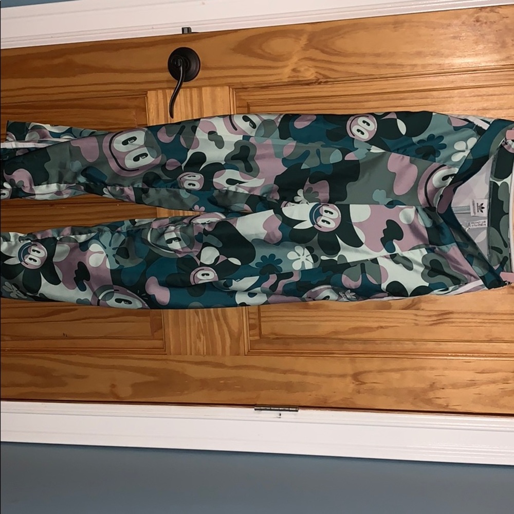 Adidas wide leg sweatpants